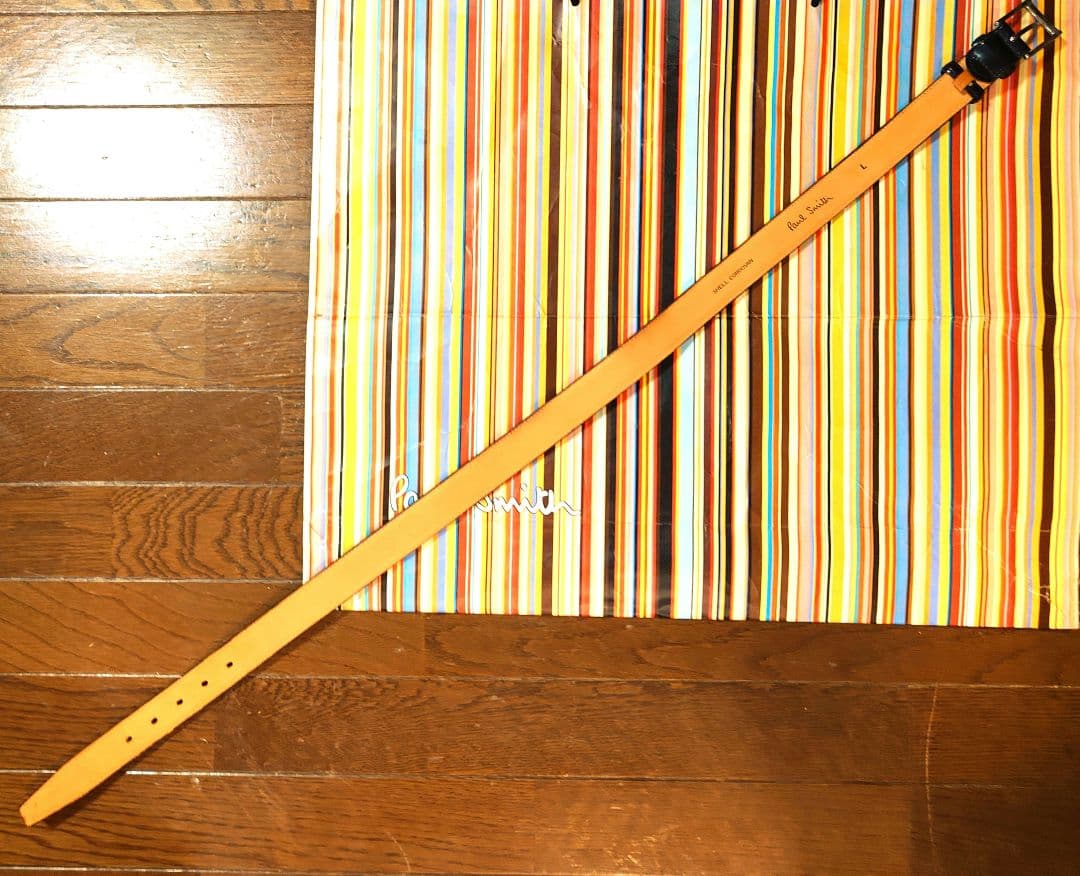 Zizi ポールスミス シェルコードバン 高級ベルト 馬革