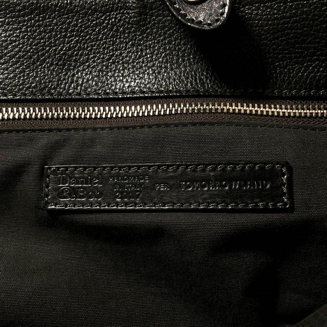 超美品✨ダニエル&ボブ トゥモローランド別注 レザートートバッグ 黒 大容量