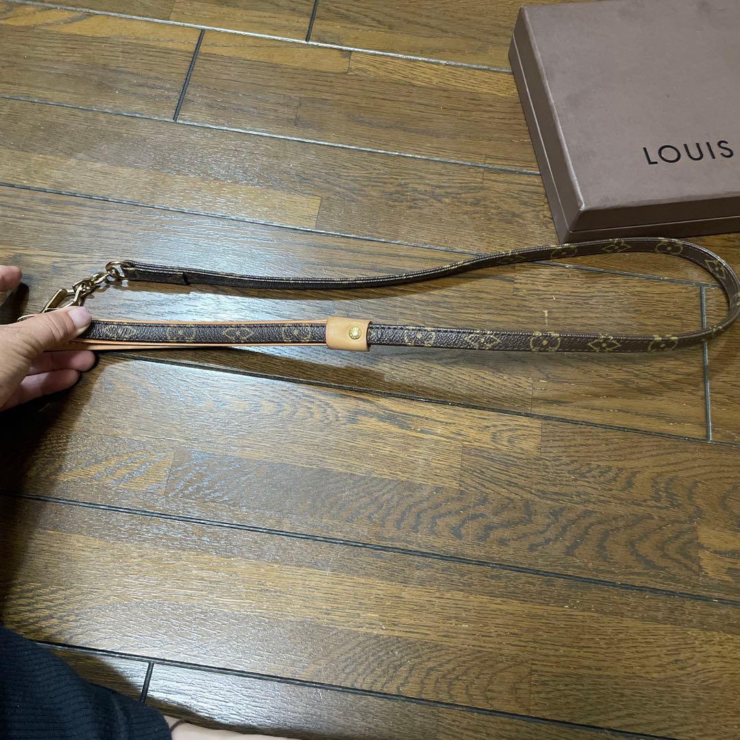 ルイヴィトン★美品ペットリードと首輪セット★モノグラム★小型犬XS