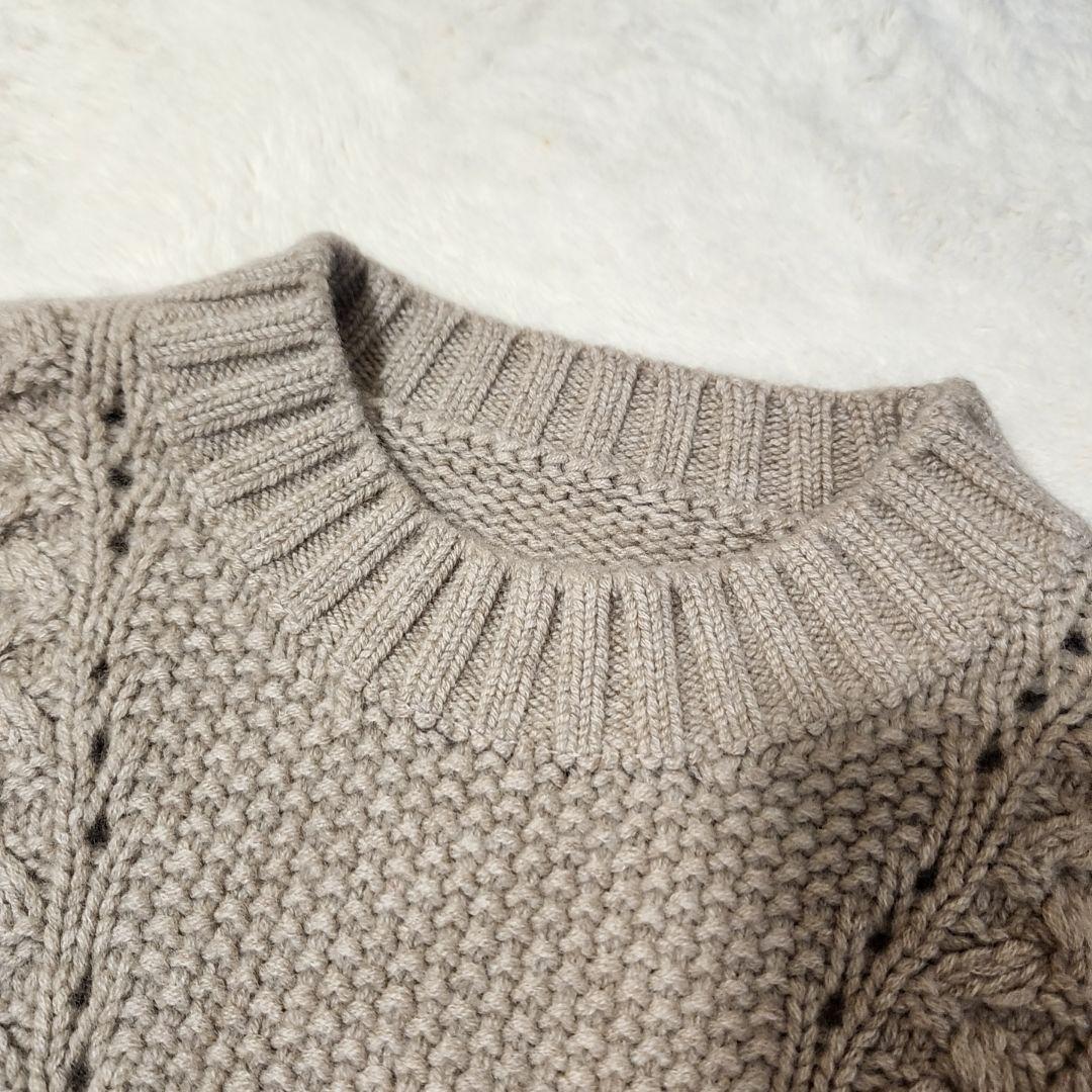 A*i様 良品✨FOXEY フォクシー　カシミヤカシミア100% ケーブルニット