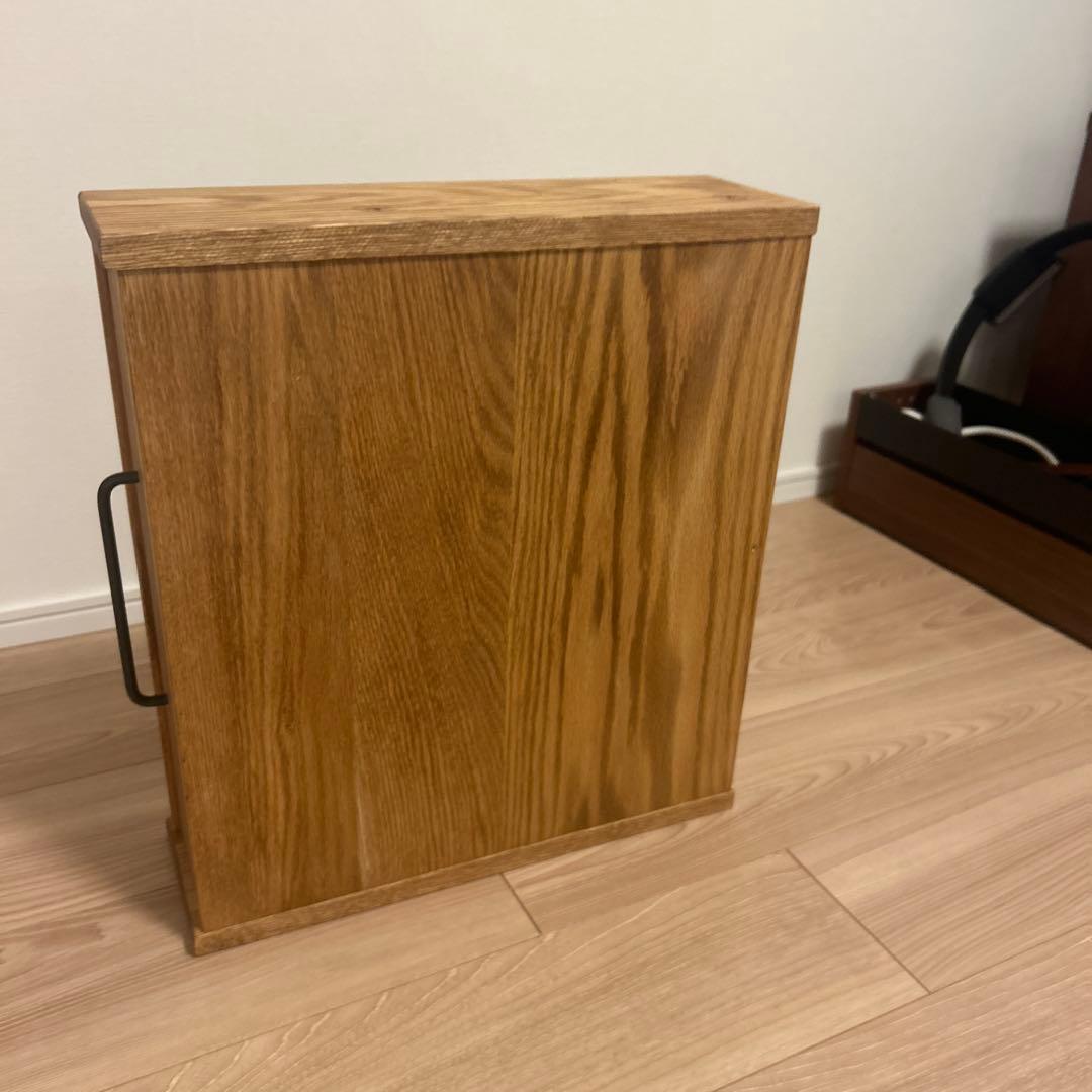 モモナチュラルオーク無垢材ユニットカップボード引き出し部品