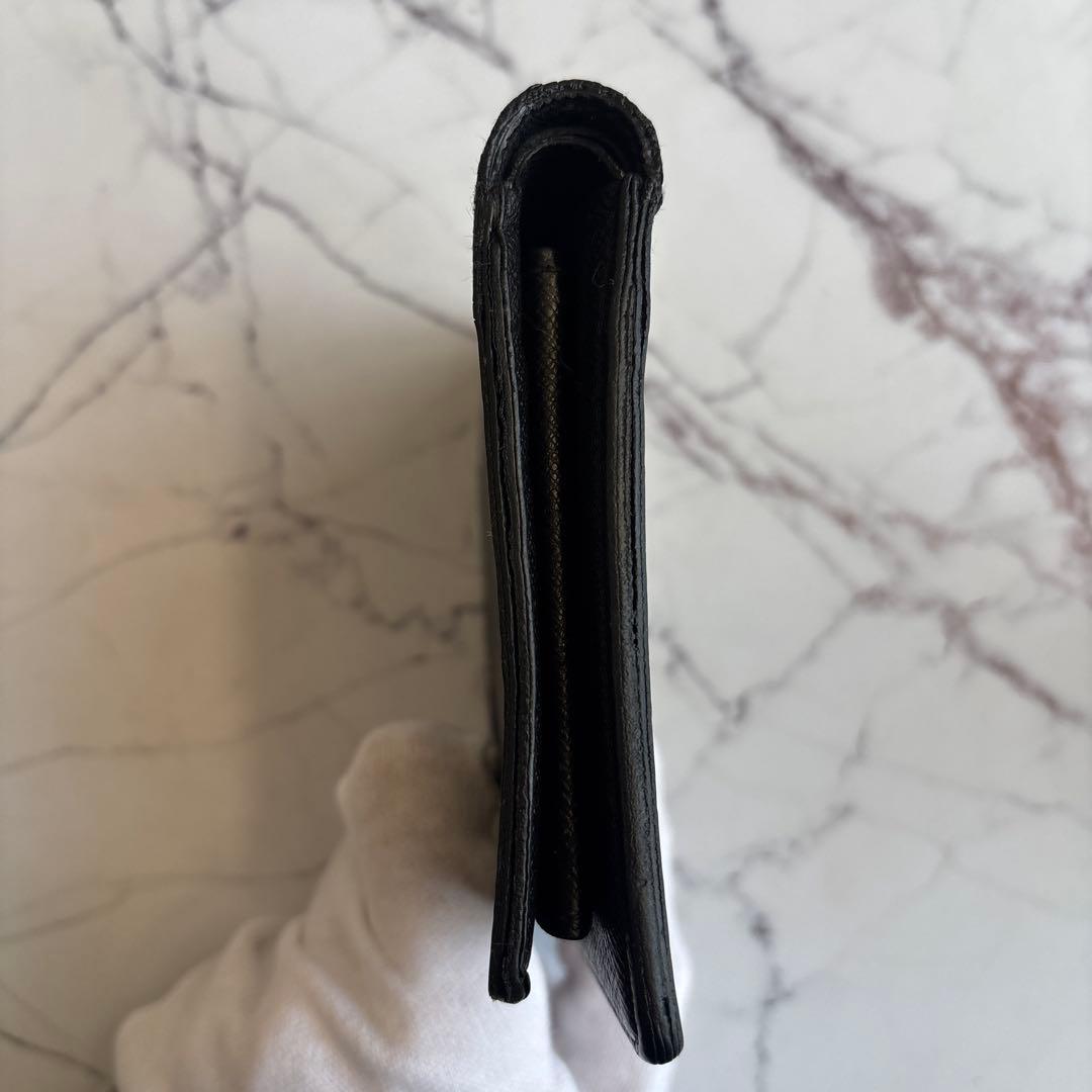 ポルトフォイユ マルコ ダミエ ブラックコンパクト