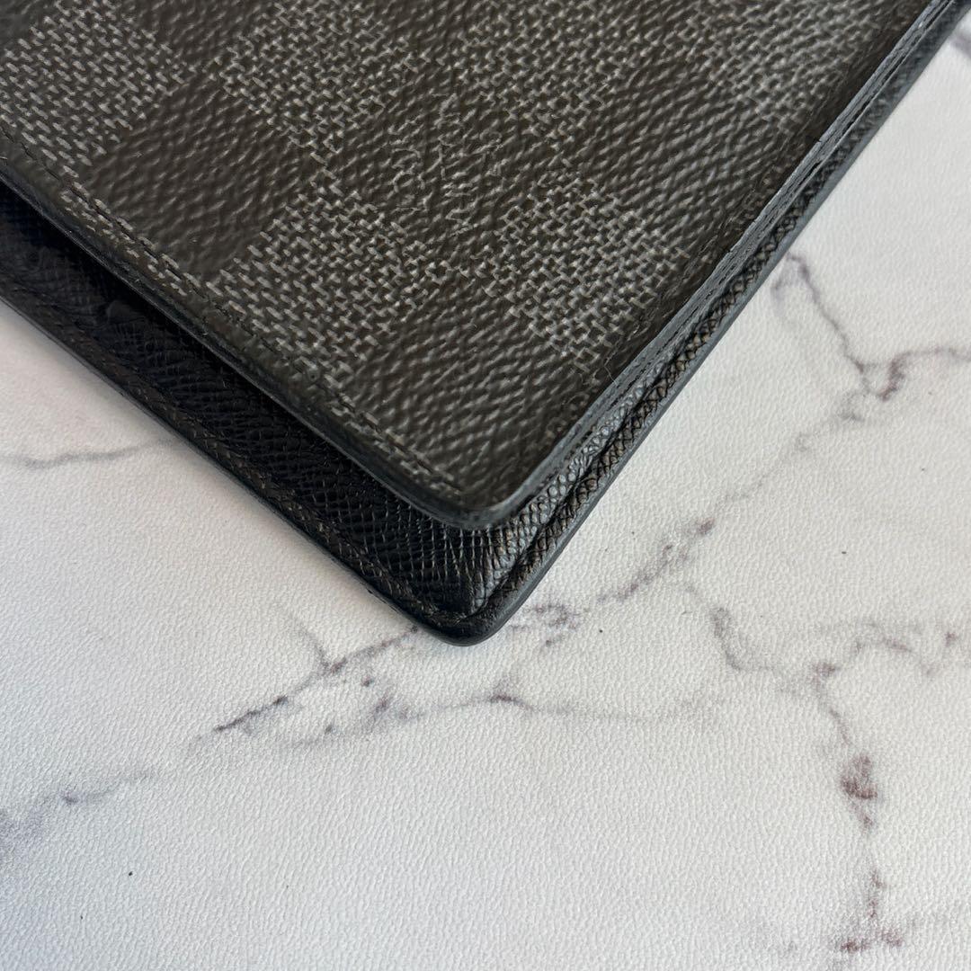 ポルトフォイユ マルコ ダミエ ブラックコンパクト