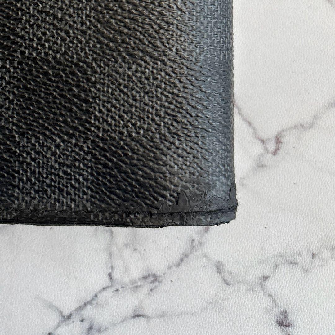 ポルトフォイユ マルコ ダミエ ブラックコンパクト