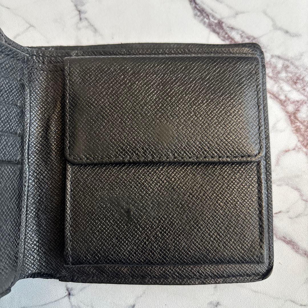 ポルトフォイユ マルコ ダミエ ブラックコンパクト