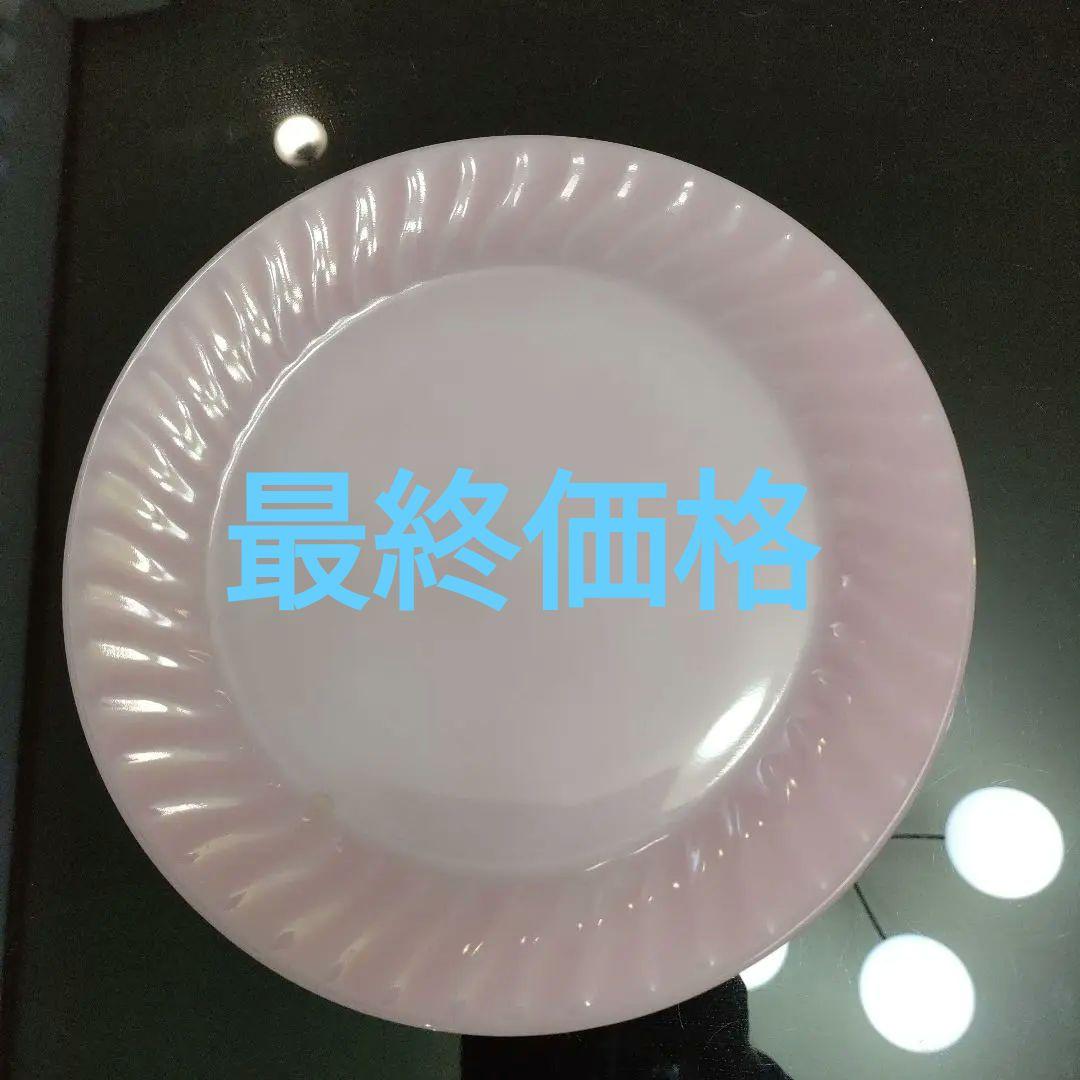 fireking ファイヤーキング　スワールピンク　11インチ　サービスプレート