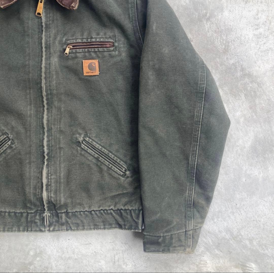 Carhartt デトロイトジャケット　S モスグリーン　J97