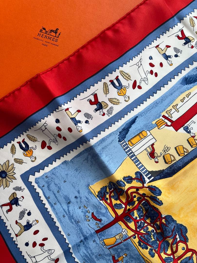 【新品未使用】HERMES カレ90 RETOUR ALATERRE故郷に帰る