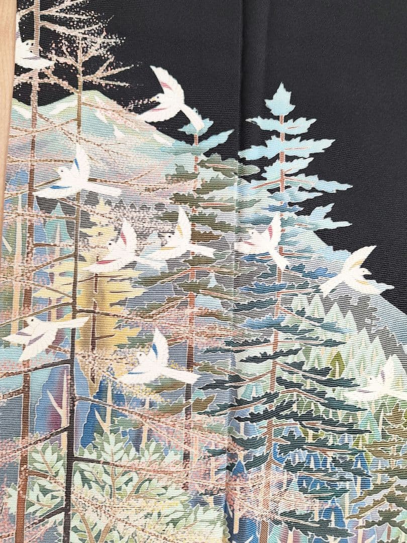 着物リメイクワンピース3692