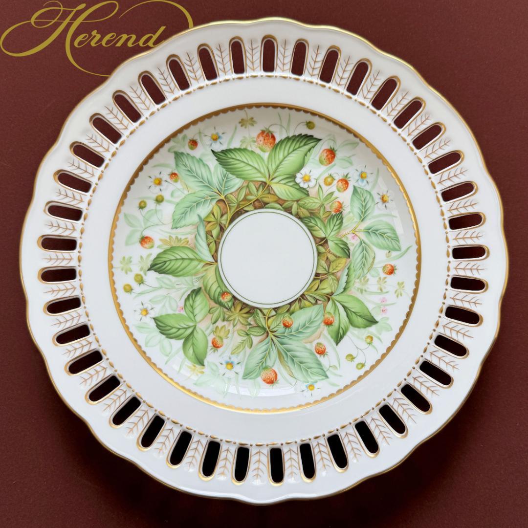 ヘレンド 森の精 24cm マスターぺインター作品 飾り皿5