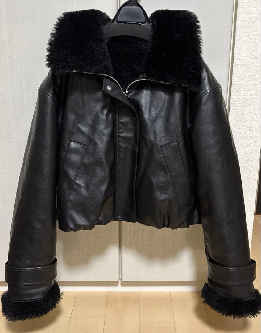 [harm]スナイデルボア付きレザージャケット