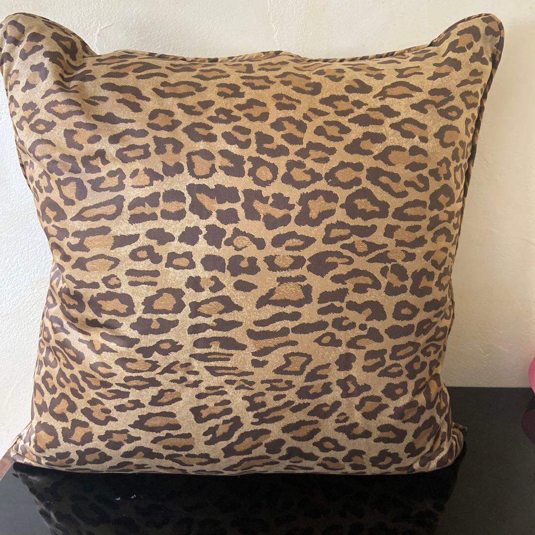 ラルフローレン　レオパードクッション　豹柄