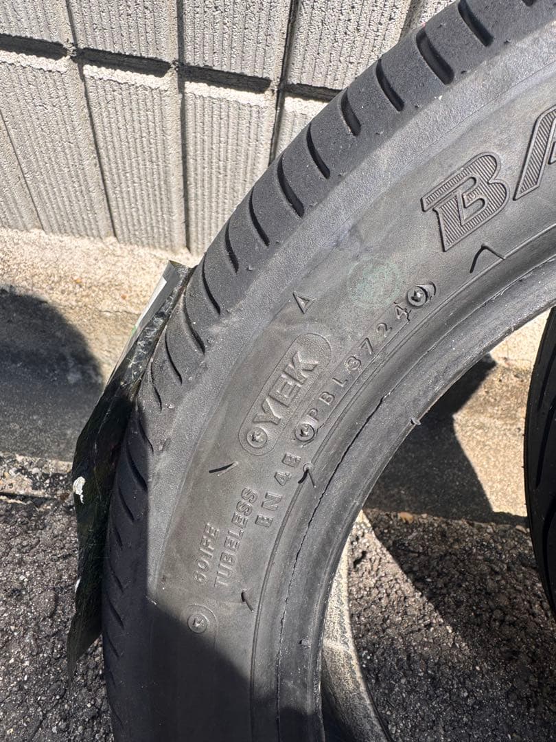 BT601SS レインタイヤ 前後セット wet 12インチ 24年製