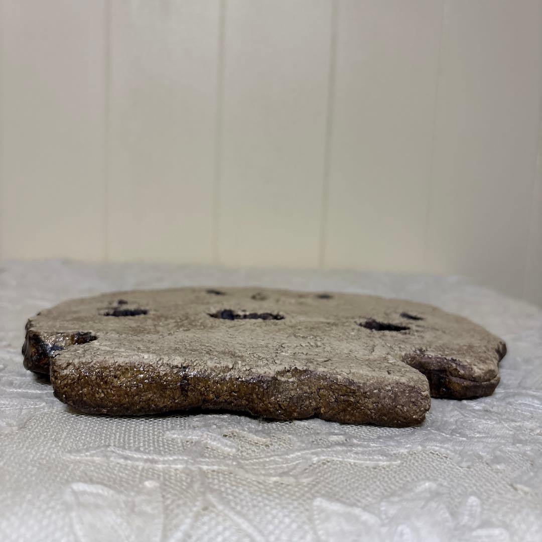 北欧ビンテージ　陶板　ブルーの花束の陶板　フィンランド