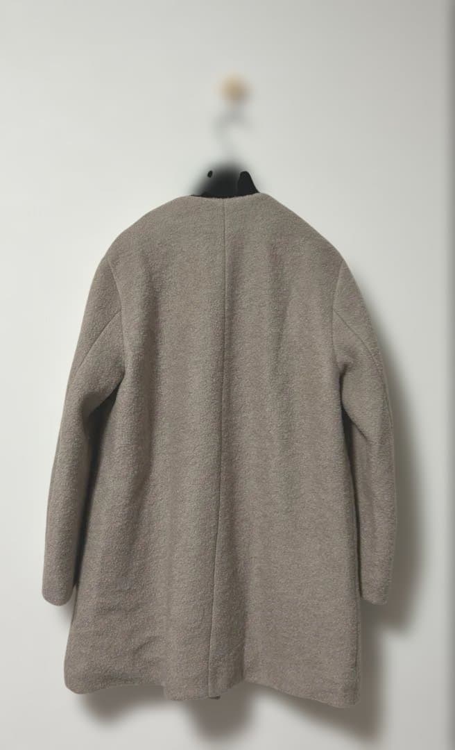 現行 mackintosh philosophy ウールパイルノーカラーコート