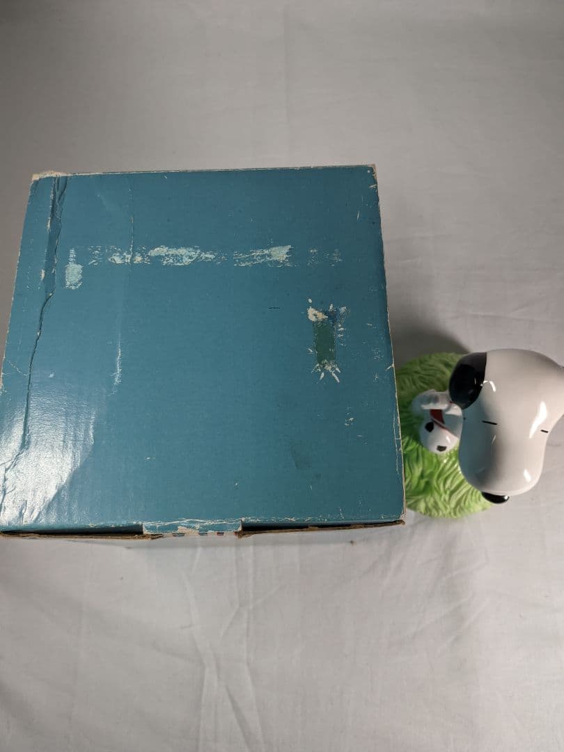 60s WILLITTS DESIGNS スヌーピー 陶器オルゴール サッカー