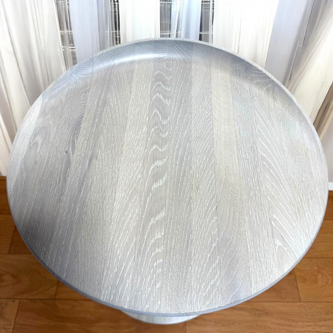 ☆美品 カリモク家具 TU0102 シアーホワイト サイドテーブル 高さ66cm