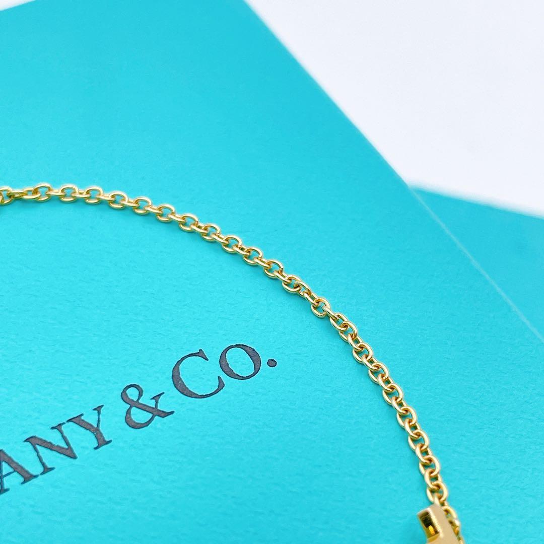 Tiffany & Co. ブレスレット　Tスマイル　ワイヤー　ゴールド750
