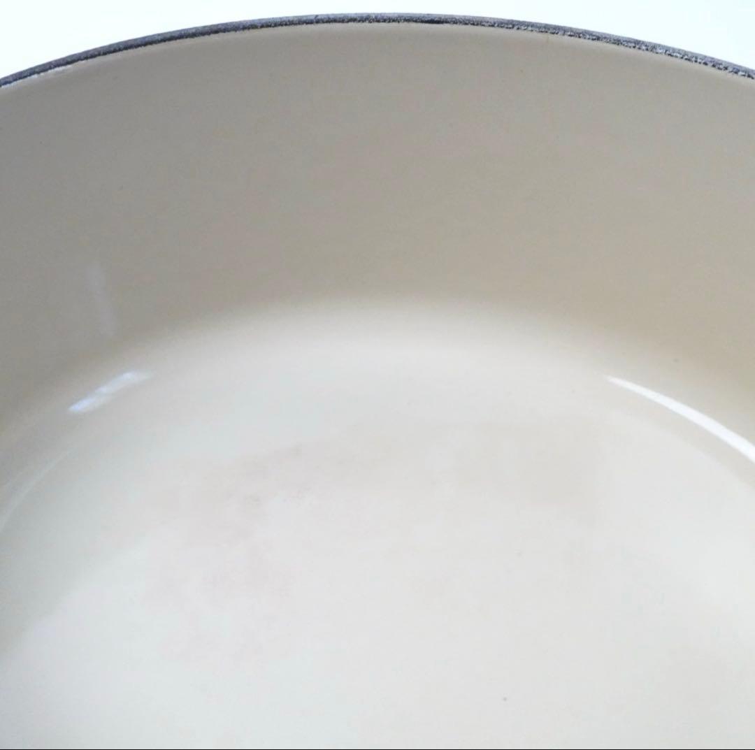 【美品】LE CREUSET　ココット オーバル　チェリーレッド　25cm