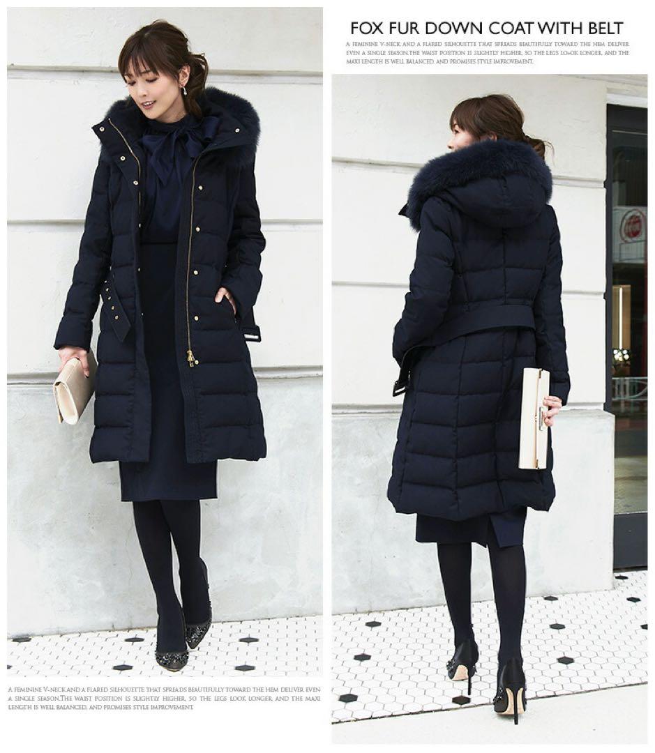 RUIRUE BOUTIQUE 3way フォックスファー ダウンコート 3XL