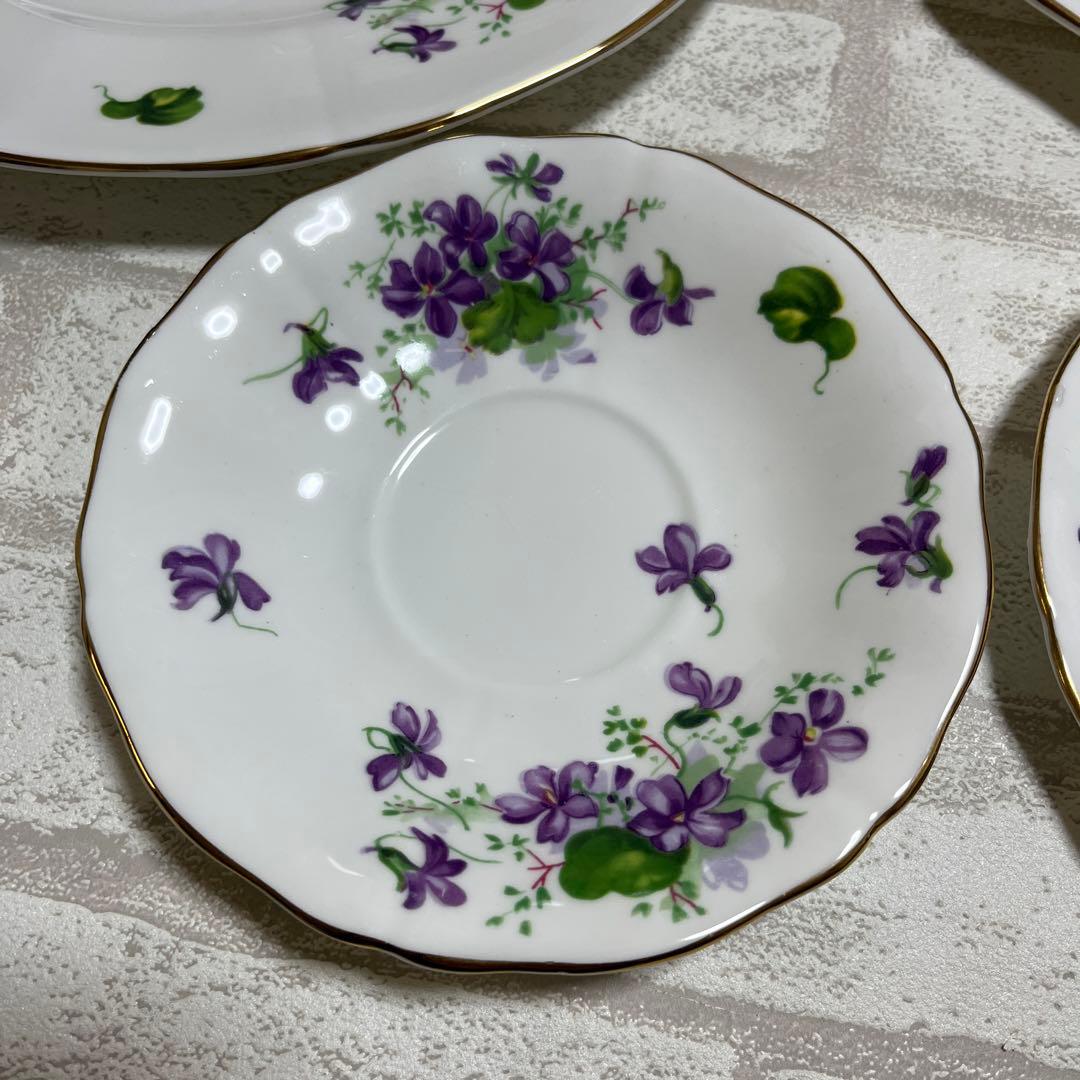 Adderley BONE CHINA ティーカップ・皿セット　ヴィンテージ