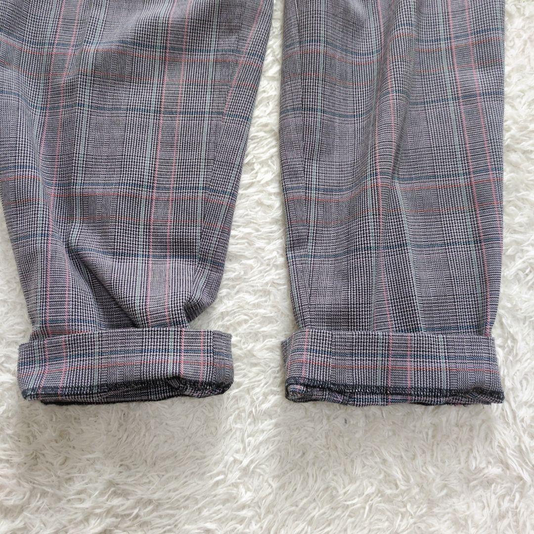 PSポールスミス　パンツスーツセットアップ チェック　グレー　水玉　フォーマル
