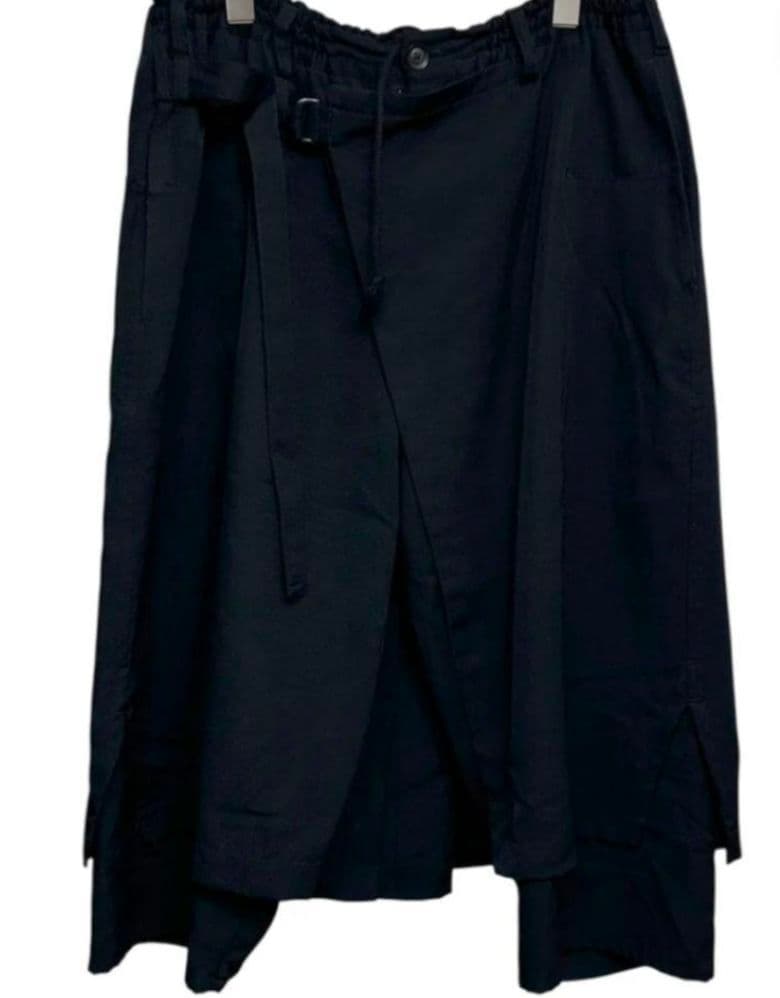 【匿名配送】yohjiyamamoto ウールギャバ ラップパンツ 18AW 2