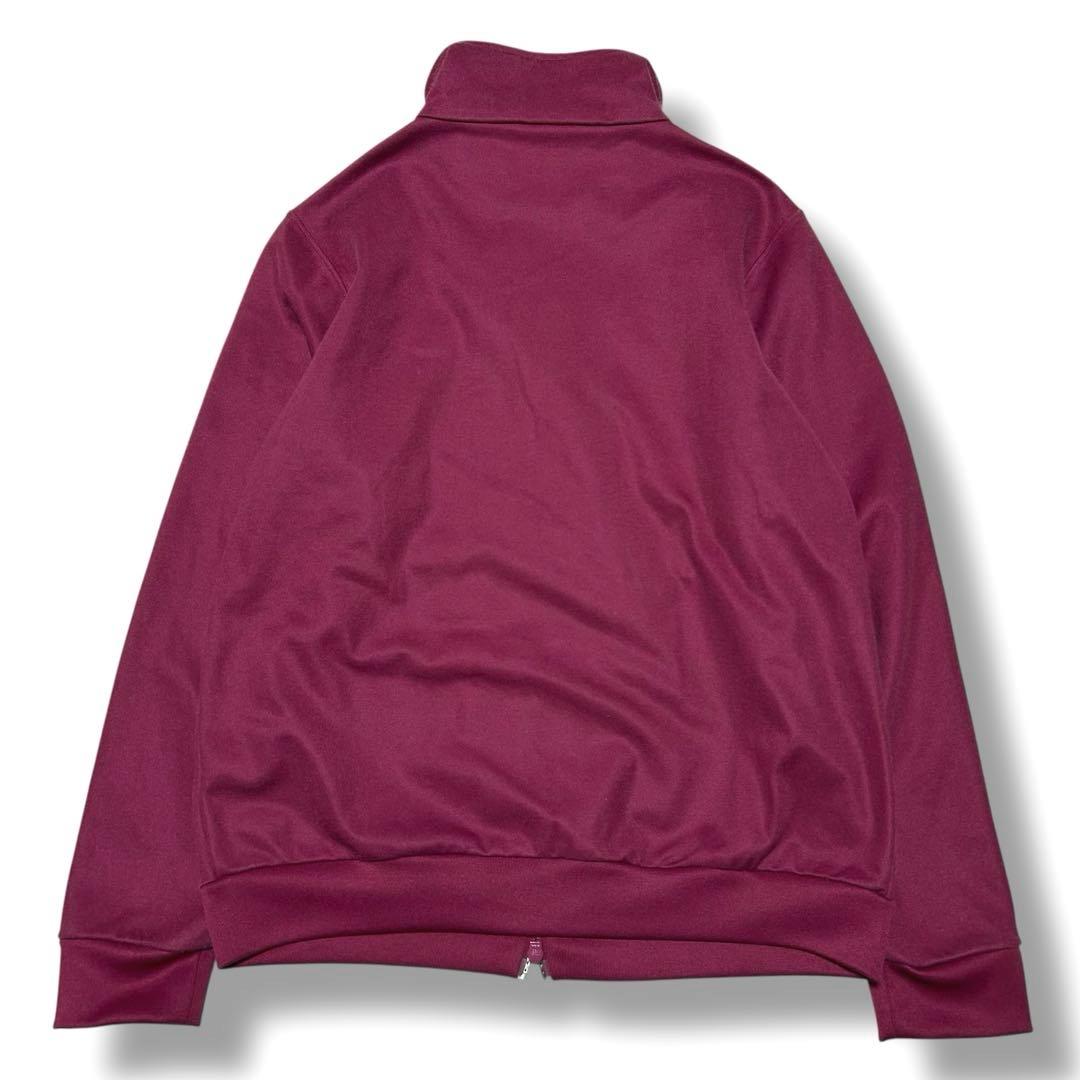 adidas トラックジャケット ボルドー パープル 系 M トレフォイル