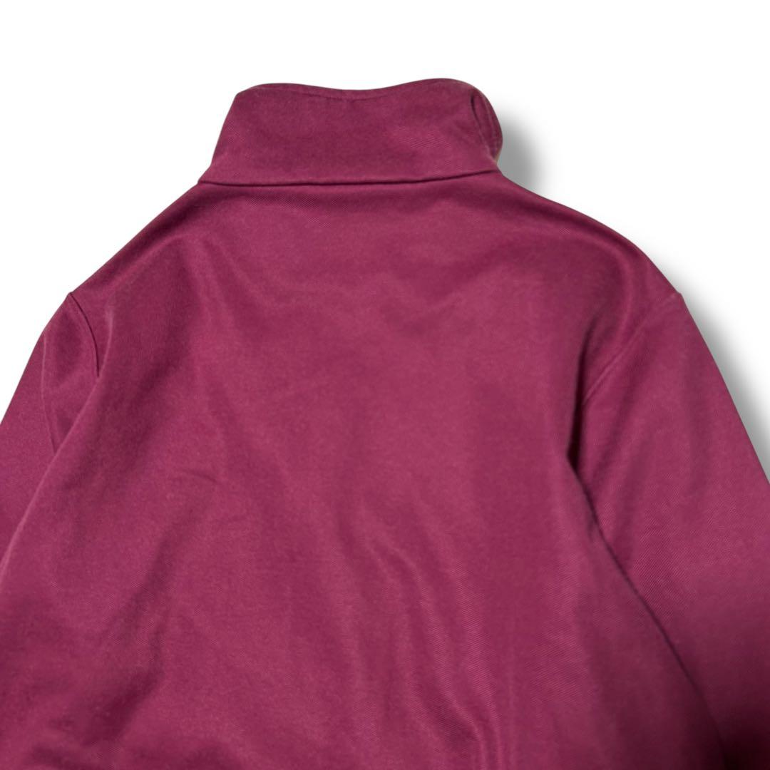 adidas トラックジャケット ボルドー パープル 系 M トレフォイル