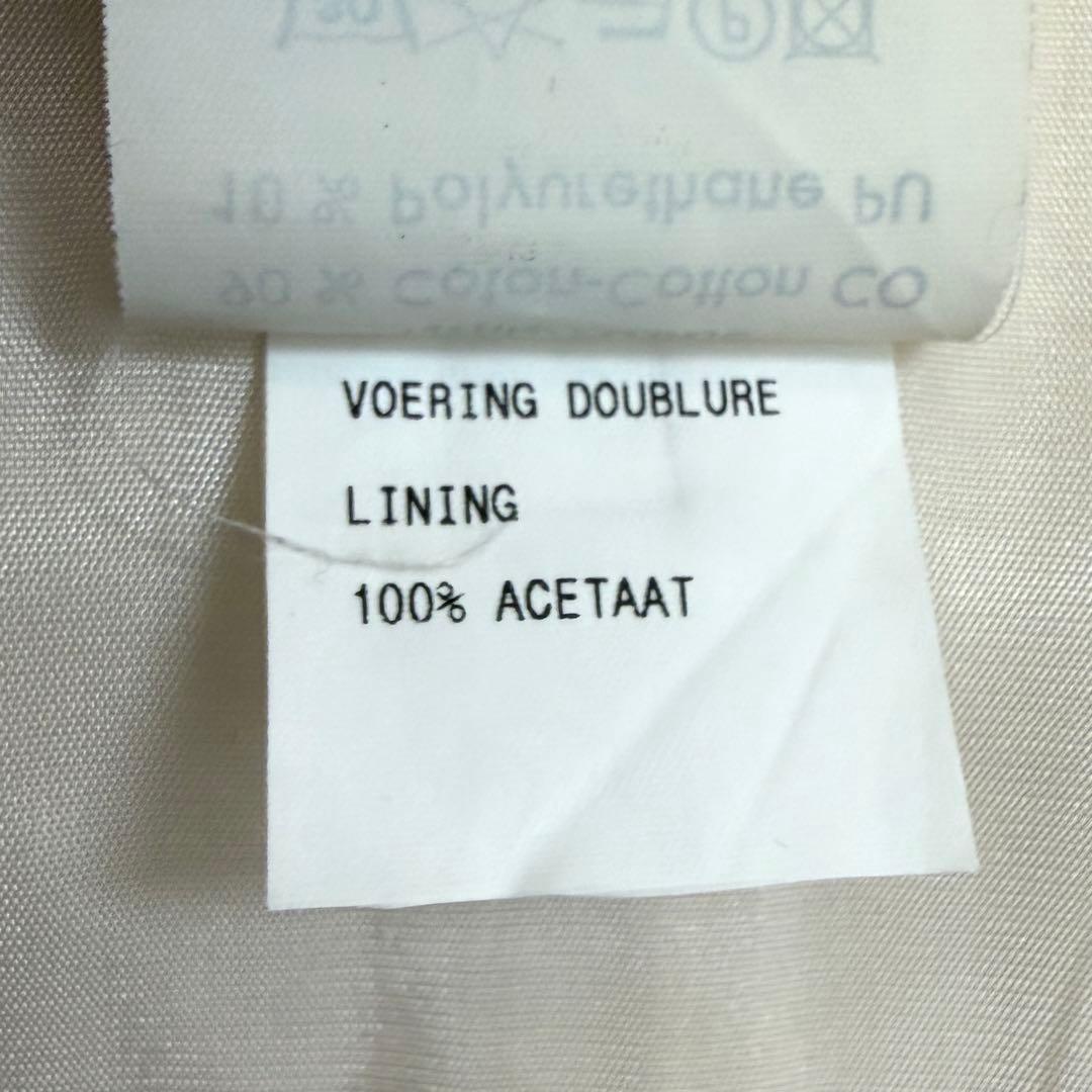 【CELINE】セリーヌ フードコットンスプリングコート 生成り 36ベルギー製