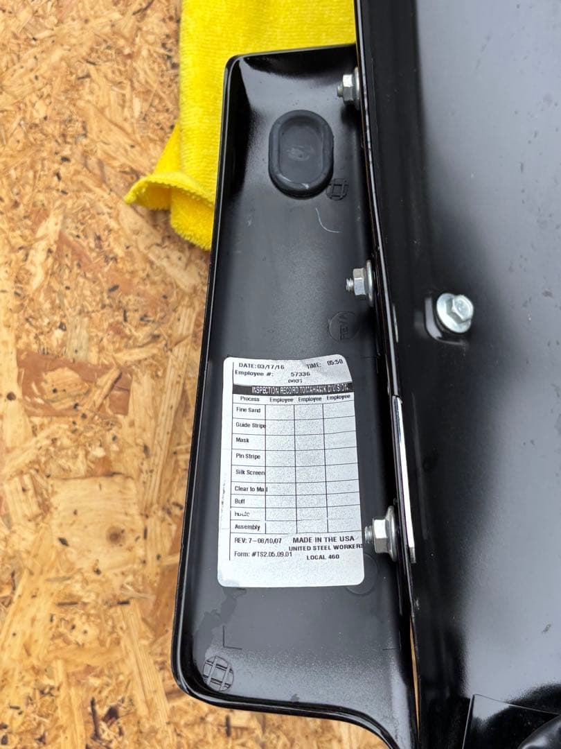 ハーレーダビッドソン　ストリートグライド　純正リアフェンダーセット　中古品