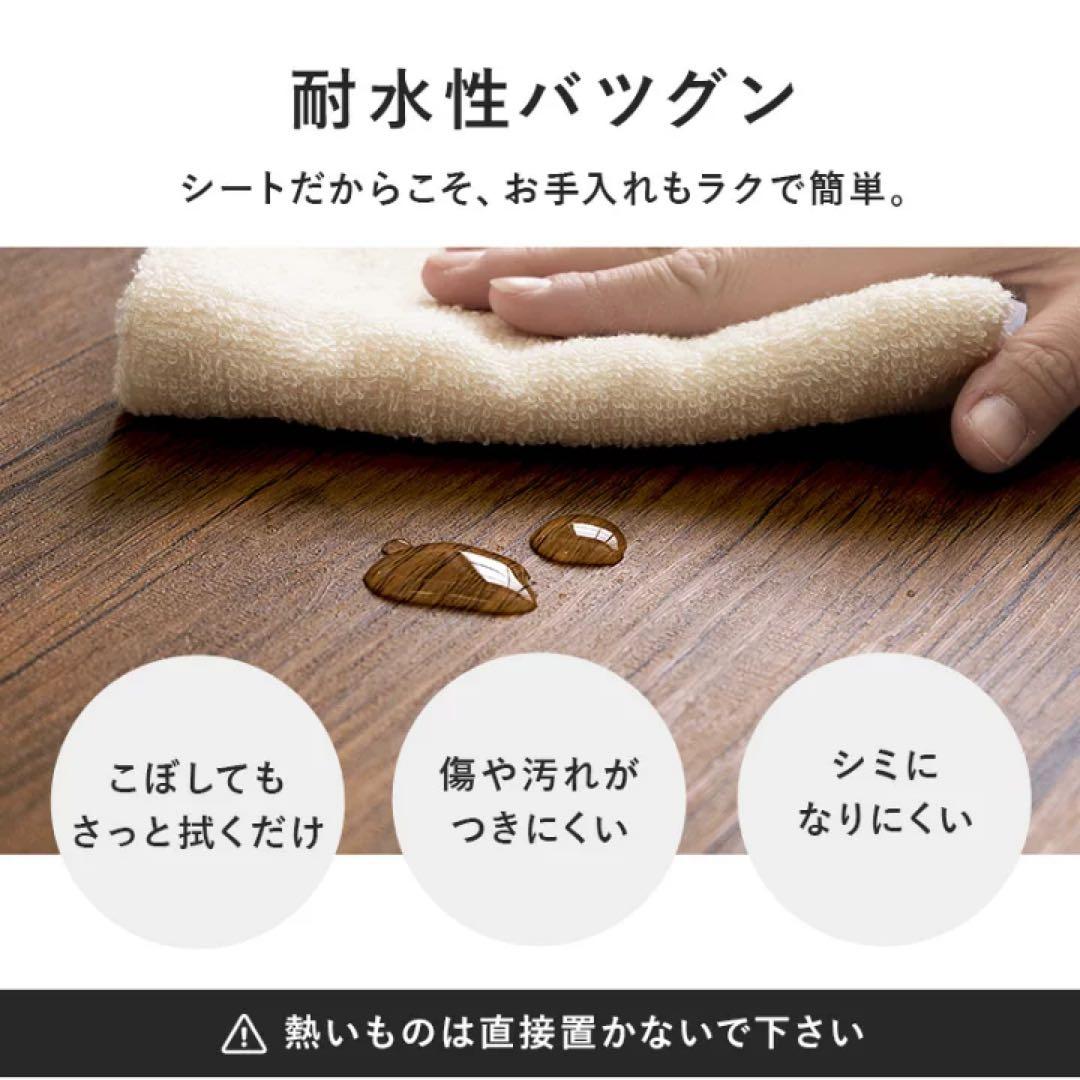 最終値下　カフェテーブル マーブルホワイト 角型 組立式　大理石風