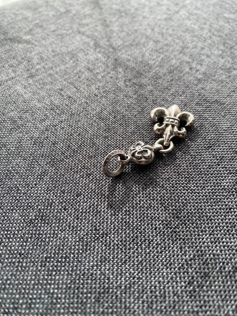 クロムハーツ　ワンボールBSフレアペンダント、ロールチェーンセット