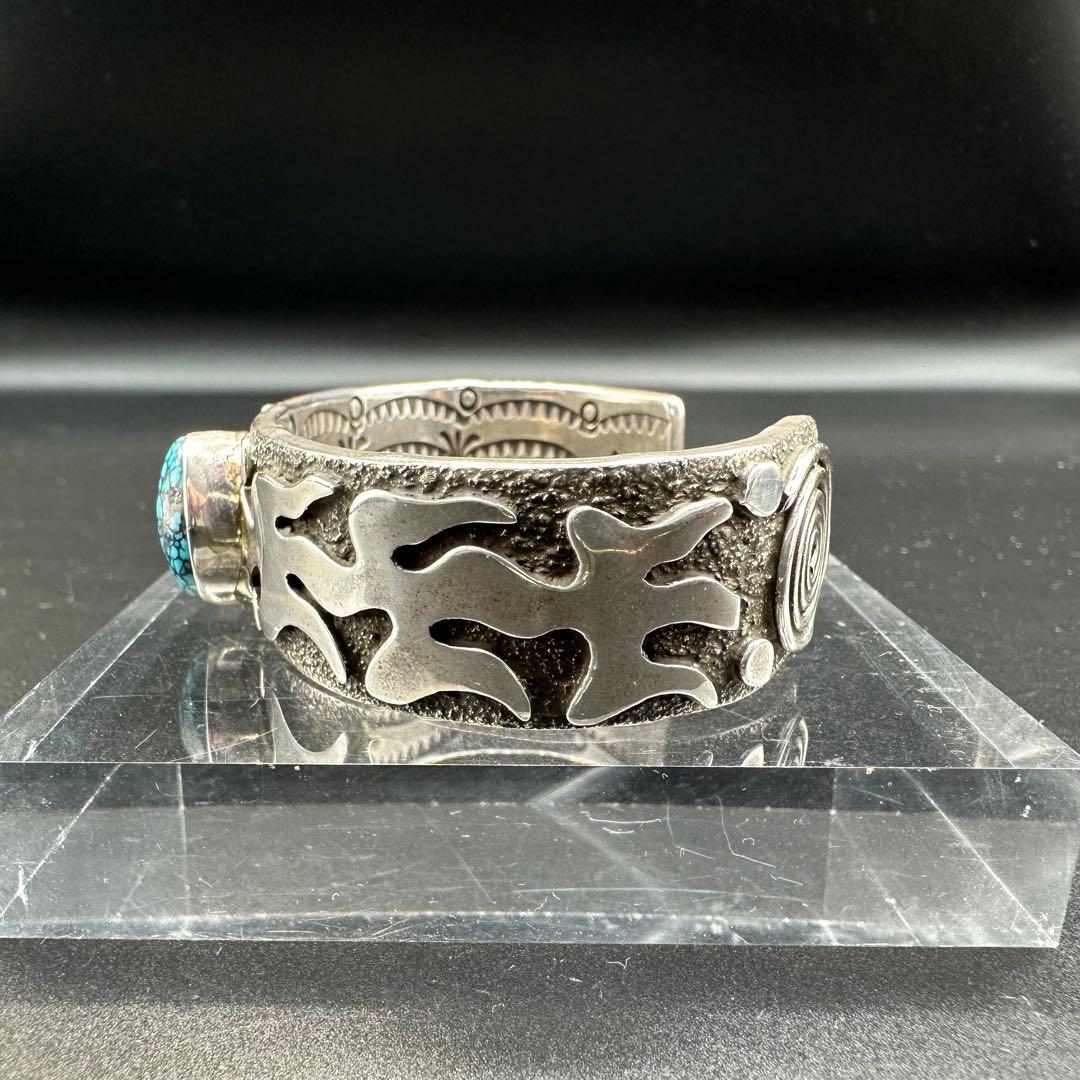 Alex Sanchez ペトログリフ バングル キングマンターコイズ