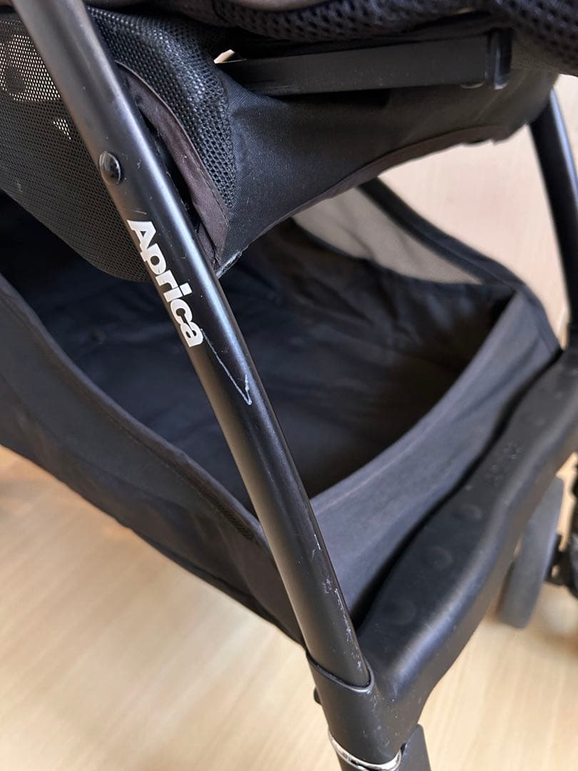 【1200台限定モデル】Aprica ラクーナビッテクッション　ブラック　黒