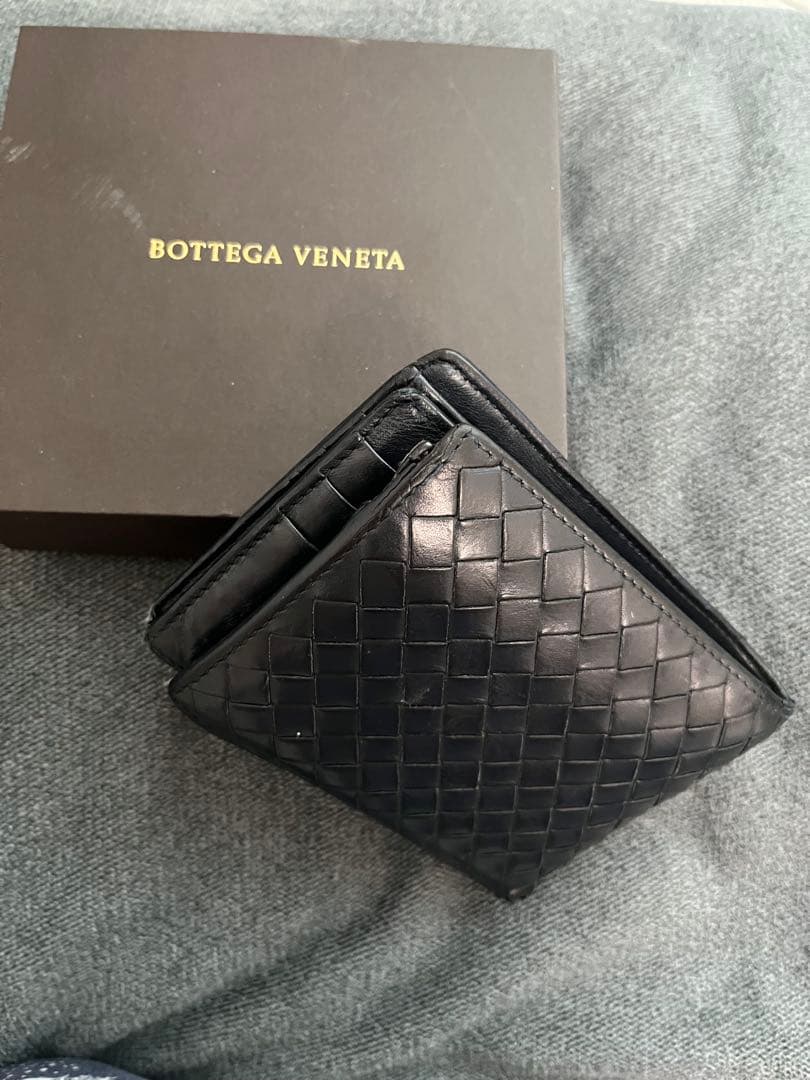 Bottega Veneta★ボッテガヴェネタ★ブラック二つ折り財布