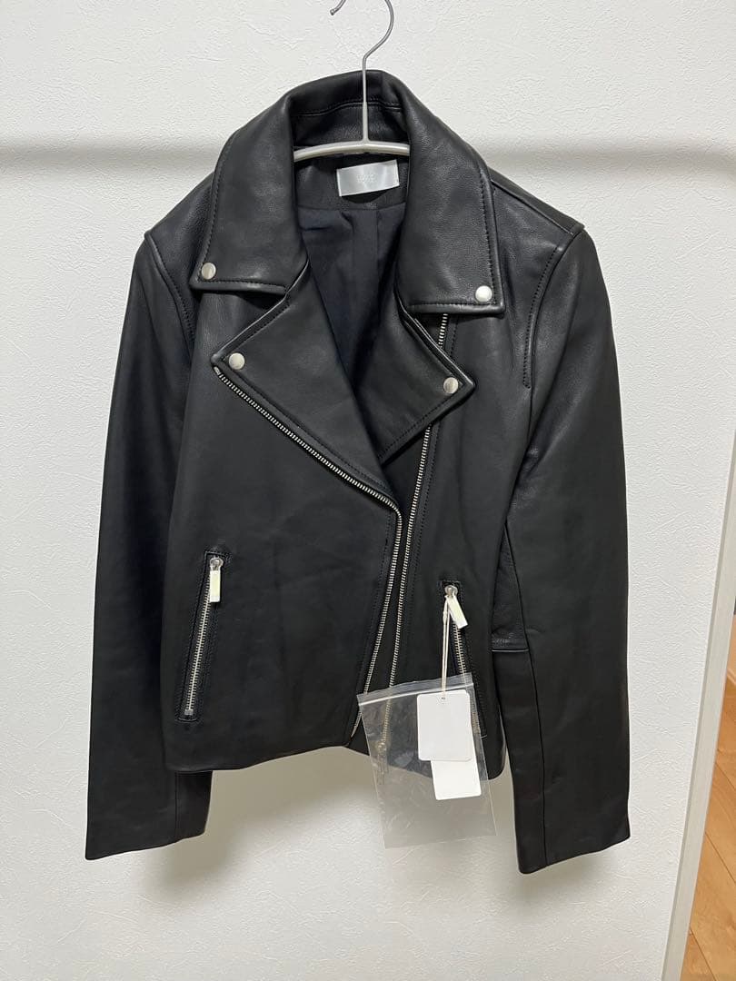 【16日21時までSALE】HARE 黒 レザージャケット ライダース