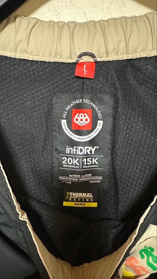 686 Lサイズ スノーボードパンツ 防水