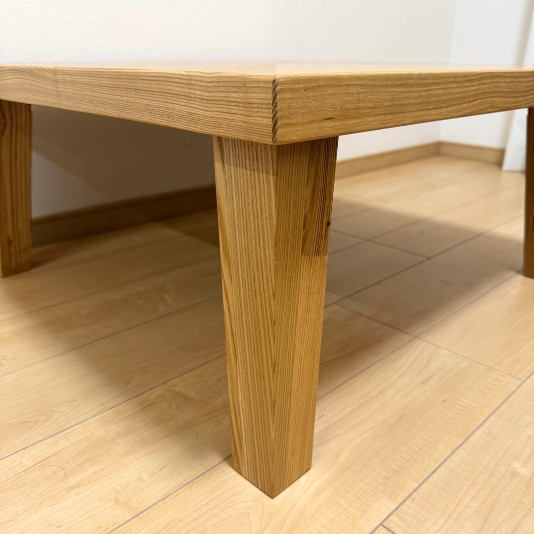 廃盤モデル 極美品✨NDstyle 野田産業 高級 木製 テーブル ローテーブル