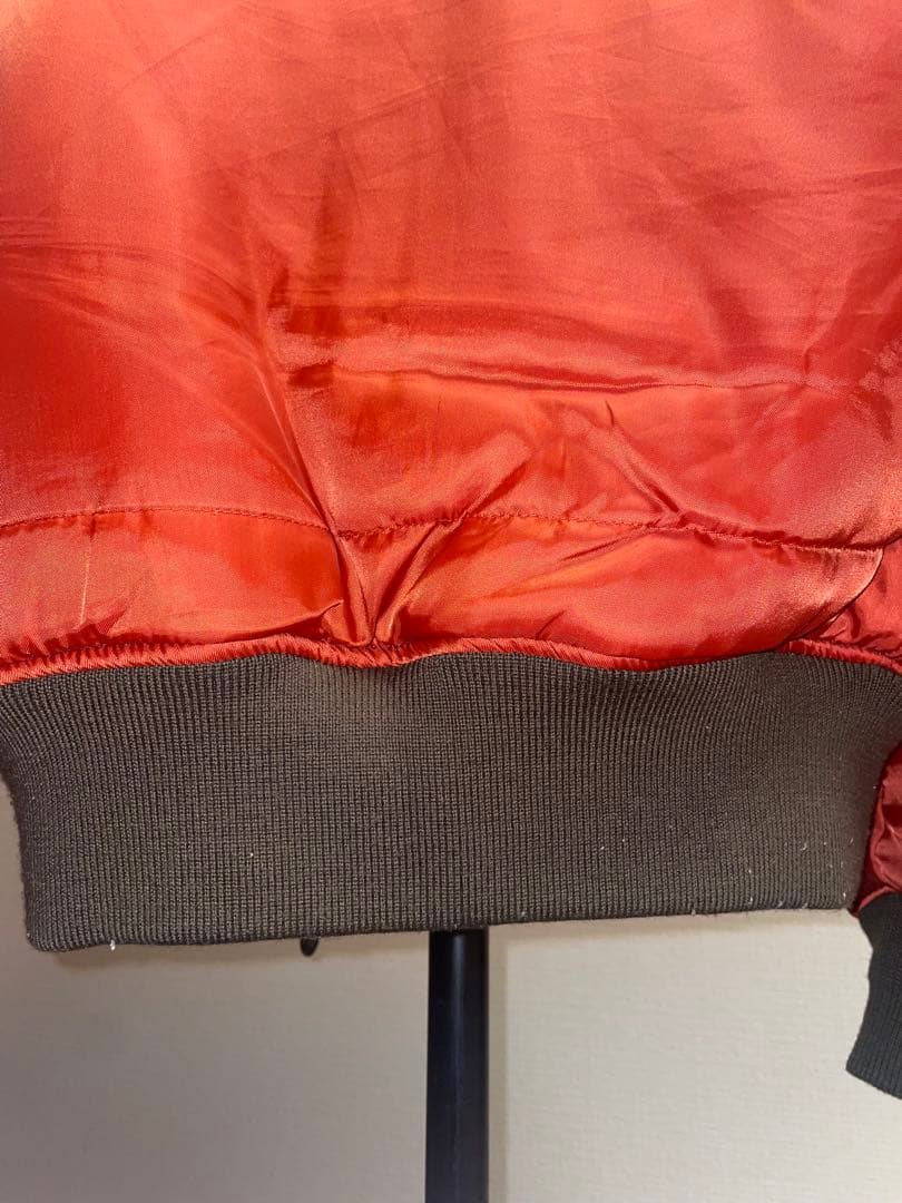 AVIREX　MA-1　U.S.SVBF-151　マスコットバード 刺繍 迷彩