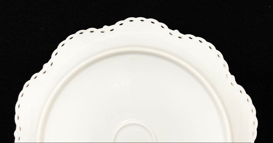 【希少 美品】ロイヤルコペンハーゲン ブルーフルーテッド フルレース ケーキ皿