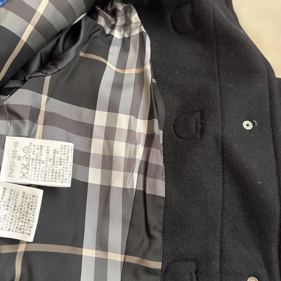 最終値下BURBERRY BLUE LABEL ダッフルコート 38 アンゴラ混