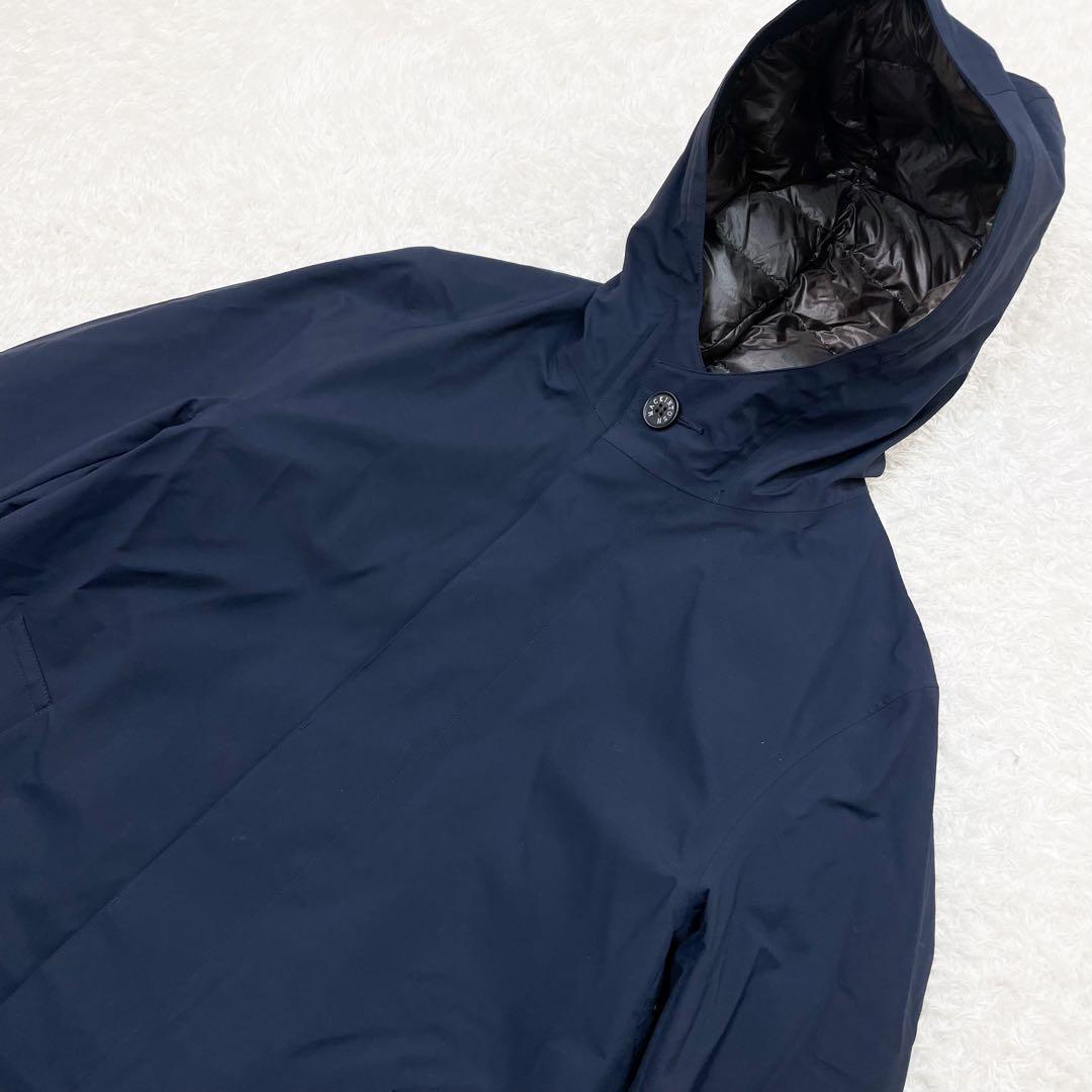 極美品 24AW マッキントッシュロンドン ダウンコート 撥水 M ネイビー