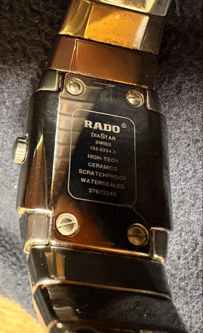 ジャンク品2本 ラドー RADO ダイヤスター チタニウム ハイテックセラミック