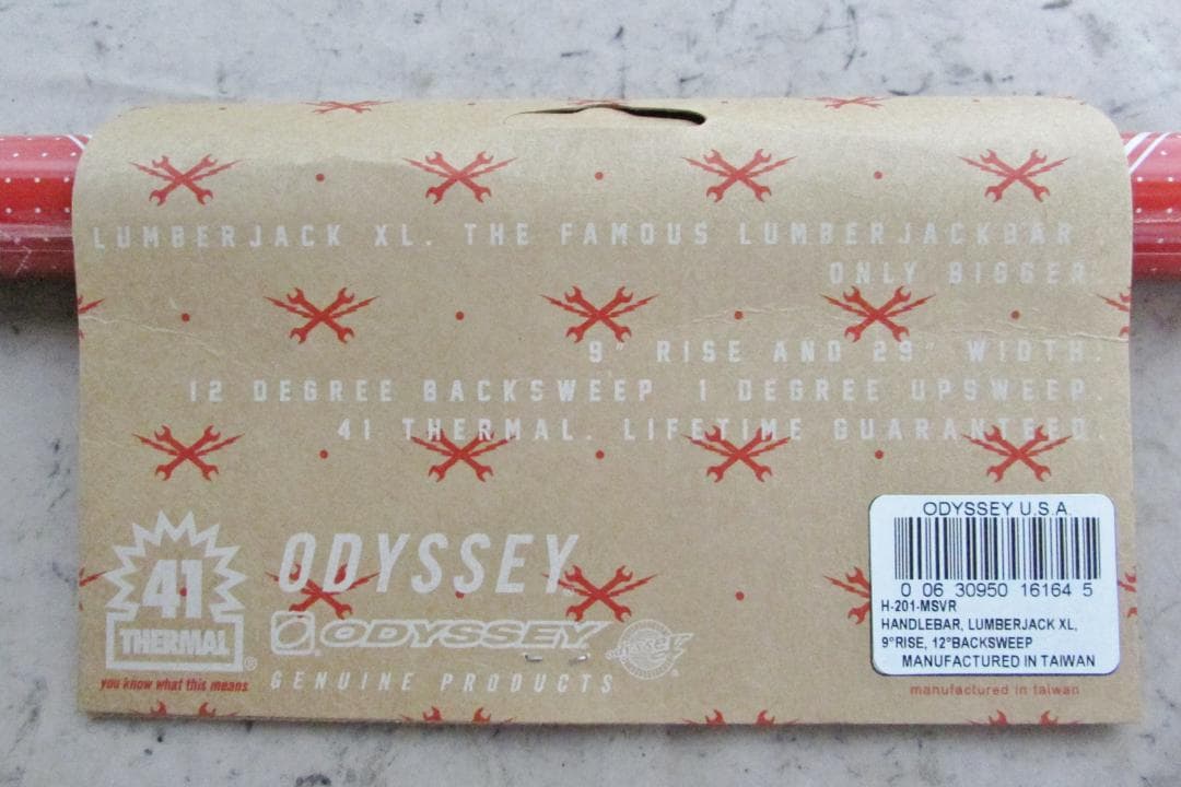 BMX ハンドル ODYSSEY Lumber Jack Bar XL
