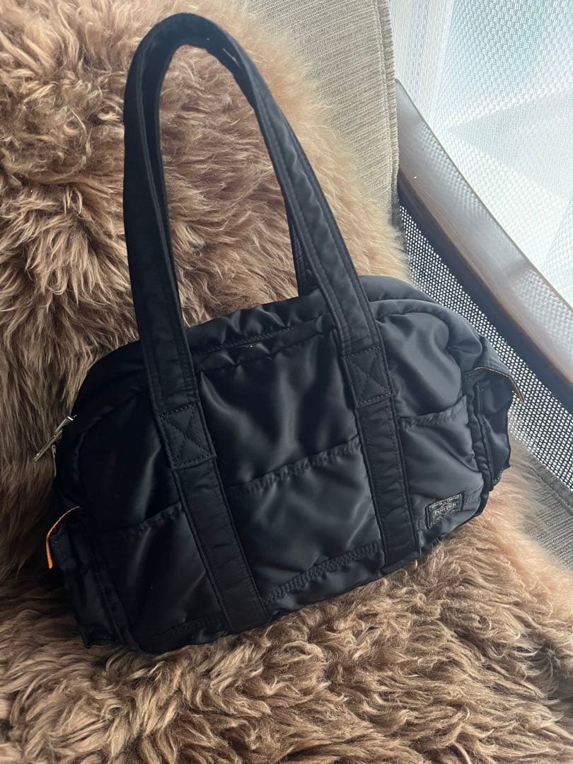 希少 ポーター タンカー ボストンバッグ L ボストン ブラック　ナイロン