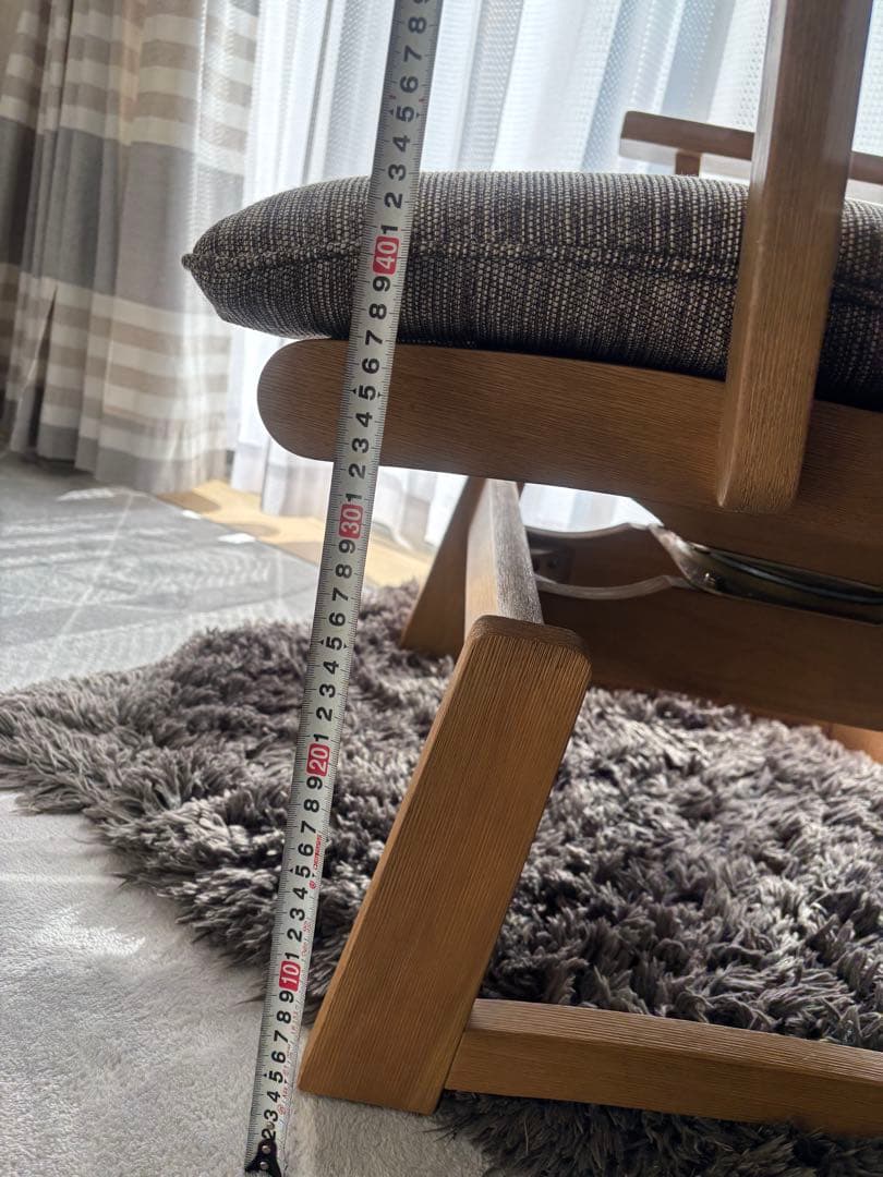 木製フレーム グレー ゆったり 回転椅子 ダイニングチェア 回転チェア 値下げ