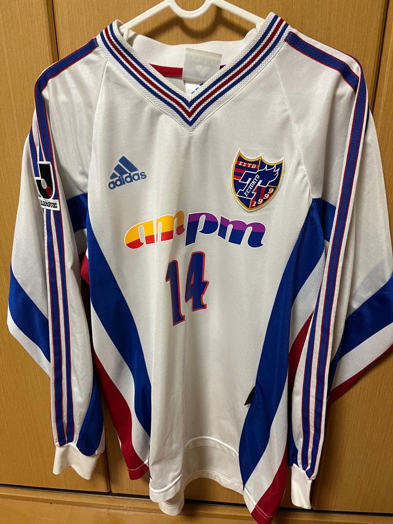 【最安値‼️】Ｊリーグ参入期　アウェイ長袖激アツユニフォーム　Ｏサイズ　佐藤由紀彦