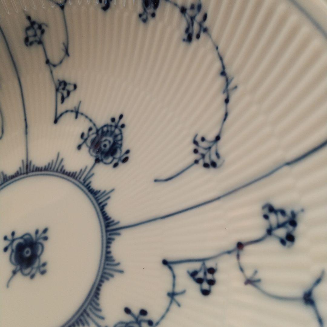 ロイヤルコペンハーゲン ブルーフルーテッド プレイン ボウル デンマーク製