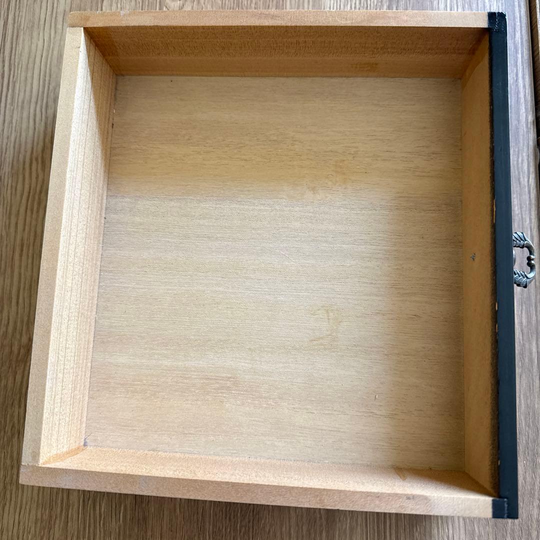 木製小物入れ　山中漆器